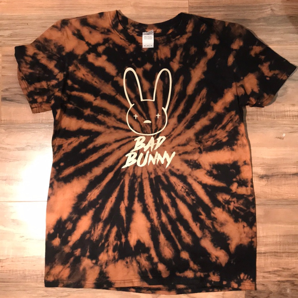 Tye dye bad bunnny shirt